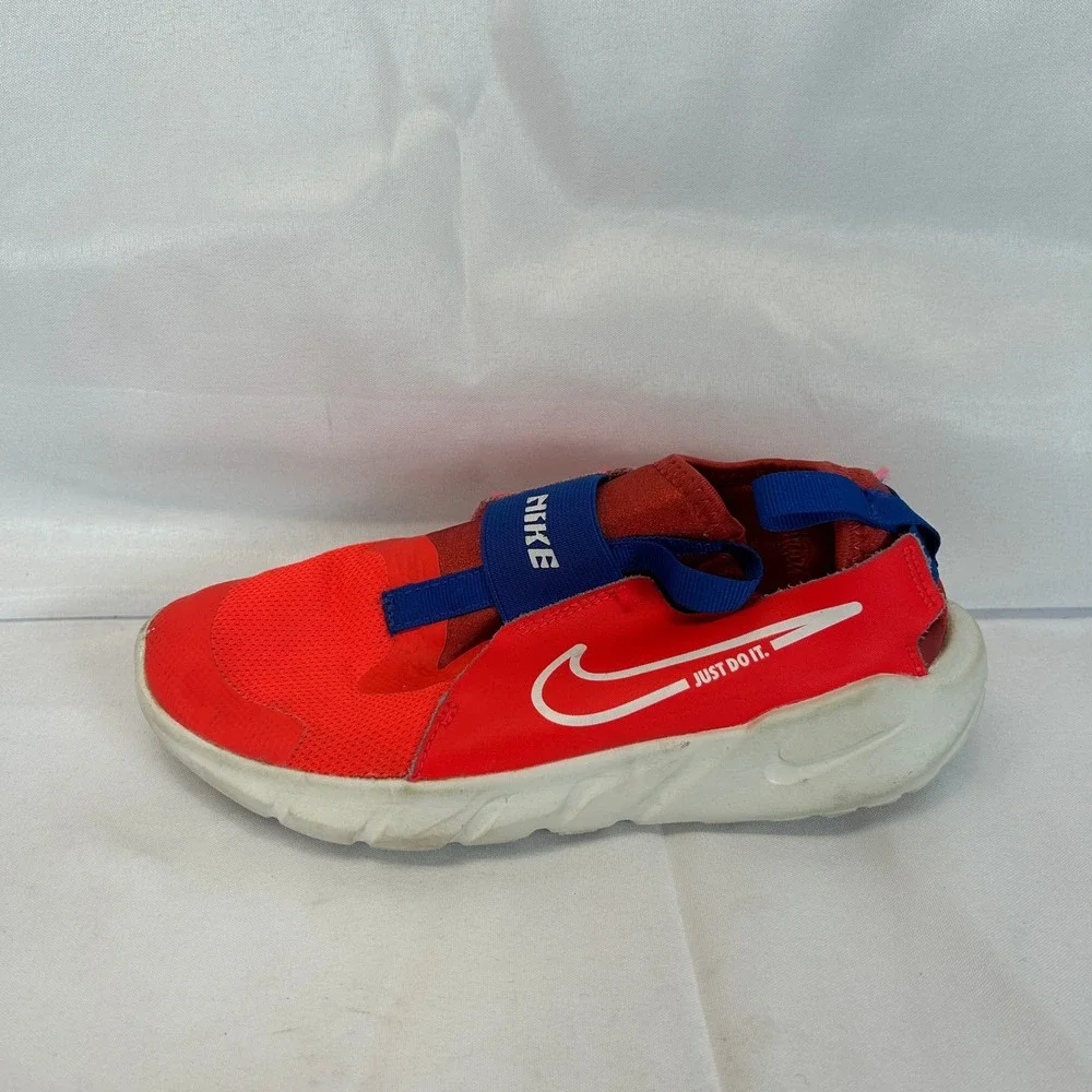Nike Flex Runner 2 Kids 2.5Y University Red Blue Running Shoes DJ6040-601